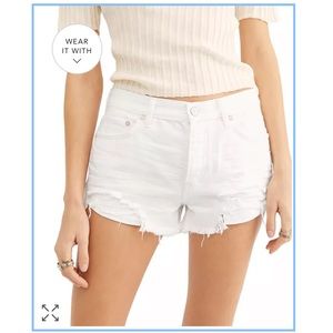 Free people white short